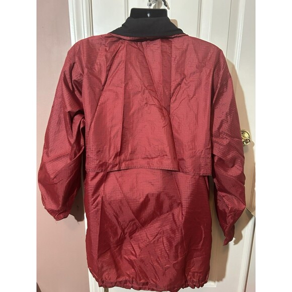 Sperry Top Sider Full Zip Jacket Mens Medium Hidden Hood Adjustable Bottom - Picture 6 of 11